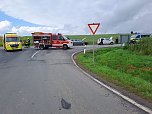 Unfall gestern Nachmittag (Foto: Feuerwehr/S.Dietzel)