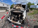 Abgebranntes Auto in Nordhausen (Foto: S. Dietzel)