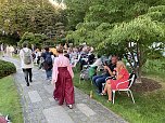 TANABATA im Japanischen Garten in Bad Langensalza (Foto: Eva Maria Wiegand)
