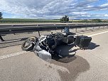 Unfall beim Auffahren auf die A38 (Foto: S.Dietzel)