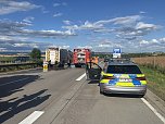 Unfall beim Auffahren auf die A38 (Foto: S.Dietzel)