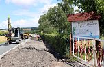 Radweg wird fertiggestellt (Foto: Landratsamt)