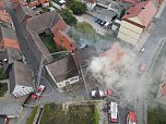 Hausbrand in Bleicherode (Foto: S.Dietzel)