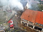 Hausbrand in Bleicherode (Foto: S.Dietzel)