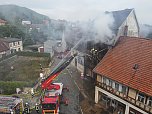 Hausbrand in Bleicherode (Foto: S.Dietzel)