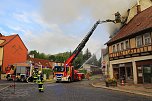 Hausbrand in Bleicherode (Foto: S.Dietzel)