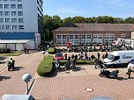 Biker-Treffen vor dem IFA-Museum (Foto: IFA Museum)