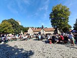 Peter Blei unterwegs auf dem Walkenrieder Klostermarkt (Foto: Peter Blei)