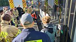 Praktische Ausbildung am Gleis (Foto: Stefan Länger, Verkehrsbetriebe Nordhausen)