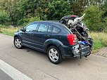 Unfall auf der A38 (Foto: S. Dietzel)