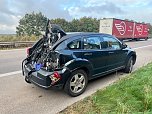 Unfall auf der A38 (Foto: S. Dietzel)