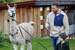 Unterwegs mit den Unstrut Lamas aus Herbsleben (Foto: Eva Maria Wiegand)