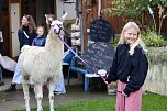 Unterwegs mit den Unstrut Lamas aus Herbsleben (Foto: Eva Maria Wiegand)