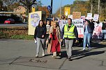 Protestdemo gegen die schlechten Bedingungen an der Regelschule in Niedrsachswerfen (Foto: oas)