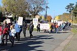 Protestdemo gegen die schlechten Bedingungen an der Regelschule in Niedrsachswerfen (Foto: oas)