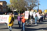 Protestdemo gegen die schlechten Bedingungen an der Regelschule in Niedrsachswerfen (Foto: oas)