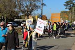 Protestdemo gegen die schlechten Bedingungen an der Regelschule in Niedrsachswerfen (Foto: oas)