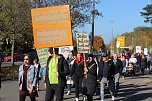 Protestdemo gegen die schlechten Bedingungen an der Regelschule in Niedrsachswerfen (Foto: oas)