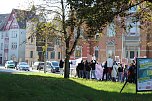 Protestdemo gegen die schlechten Bedingungen an der Regelschule in Niedrsachswerfen (Foto: oas)