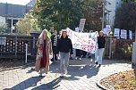 Protestdemo gegen die schlechten Bedingungen an der Regelschule in Niedrsachswerfen (Foto: oas)