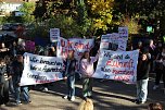 Protestdemo gegen die schlechten Bedingungen an der Regelschule in Niedrsachswerfen (Foto: oas)