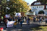 Protestdemo gegen die schlechten Bedingungen an der Regelschule in Niedrsachswerfen (Foto: oas)