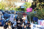 Protestdemo gegen die schlechten Bedingungen an der Regelschule in Niedrsachswerfen (Foto: oas)