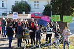 Protestdemo gegen die schlechten Bedingungen an der Regelschule in Niedrsachswerfen (Foto: oas)