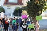 Protestdemo gegen die schlechten Bedingungen an der Regelschule in Niedrsachswerfen (Foto: oas)