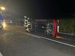 Unfall zwischen Sondershausen und Berka (Foto: S. Dietzel)