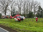 Unfall auf der B243 (Foto: S. Dietzel)