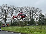 Unfall auf der B243 (Foto: S. Dietzel)