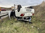 Unfall auf der A 38 (Foto: S.Dietzel)