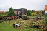 Schwerer Unfall auf der B4 (Foto: S. Dietzel)