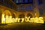 Wei&szlig;e Schlossweihnacht in Sondershausen mit wundervollen Lichtinstallationen (Foto: Janine Skara)