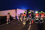 Sattelschlepper auf der A38 umgekippt (Foto: S.Dietzel)