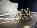 Auto brannte aus (Foto: Feuerwehr Heringen/Silvio Dietzel)