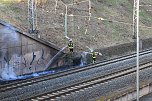 Feuer am Bahndamm bei Wollersleben und Wolkramshausen (Foto: S. Dietzel)