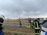 Unfall in Dingelst&auml;dt (Foto: Feuerwehr Dingelst&auml;dt)