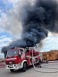 Brand bei Thüringen Recycling in Bad Langensalza (Foto: Feuerwehr Bad Langensalza ) Brand bei Thüringen Recycling in Bad Langensalza (Foto: Feuerwehr Bad Langensalza )