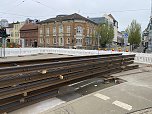 Baustellenreport Bahnhofstra&szlig;e Nordhausen (Foto: vgf)