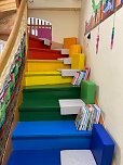 Leseztreppe Staatliche Grundschule Udersleben (Foto: Elisabeth Gattermann)