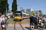Schienencorso der Nordh&auml;user Stra&szlig;enbahn zum 55. Rolandsfest (Foto: agl)