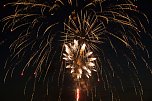Gro&szlig;es Feuerwerk zum diesj&auml;hrigen Brunnenfest in Bad Langensalza (Foto: M.Osinzew)