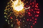 Gro&szlig;es Feuerwerk zum diesj&auml;hrigen Brunnenfest in Bad Langensalza (Foto: M.Osinzew)