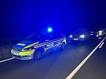 Unfall heute Nacht auf der B4 (Foto: S.Dietzel)