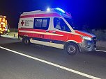 Unfall heute Nacht auf der B4 (Foto: S.Dietzel)