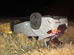 Unfall heute Nacht auf der B4 (Foto: S.Dietzel)