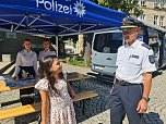 Polizei zum Anfassen und Kaffee auf dem Nordh&auml;user Marktplatz (Foto: C.Wilhelm)
