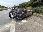 Unfall auf der Autobahn (Foto: S.Dietzel)